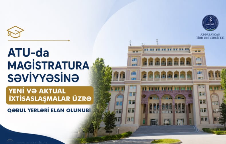 Bakı Dövlət Universitetində magistratura səviyyəsində ixtisas və ixtisaslaşmaların yenilənməsi elan edilib.